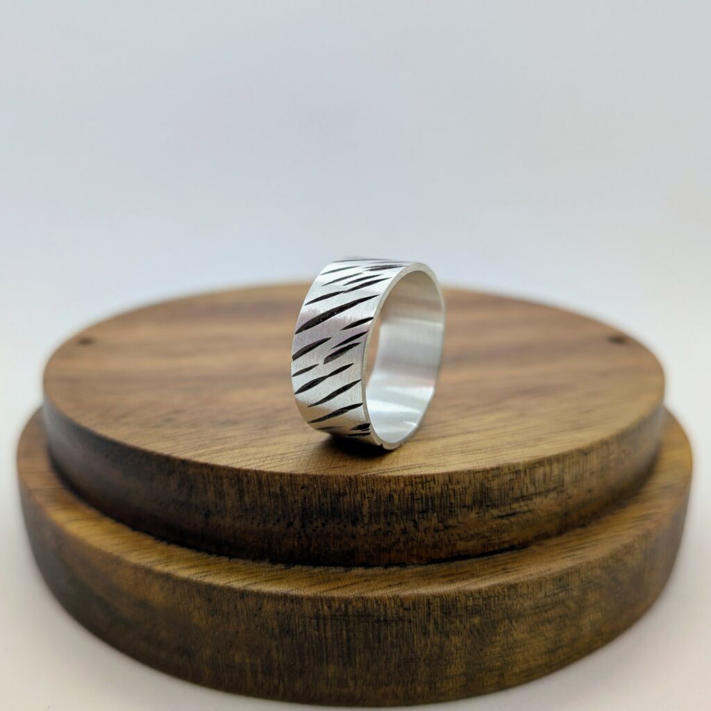 Bague Striée