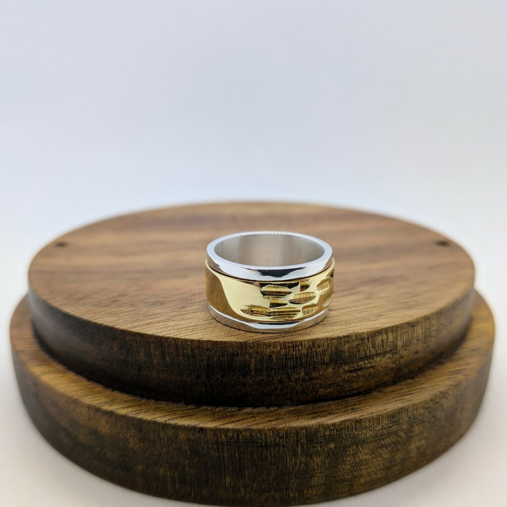 Bague Tournante Gravée