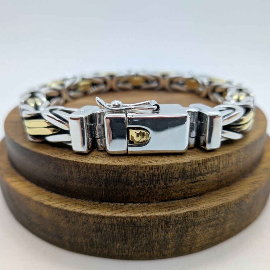 Bracelet chaine byzantine