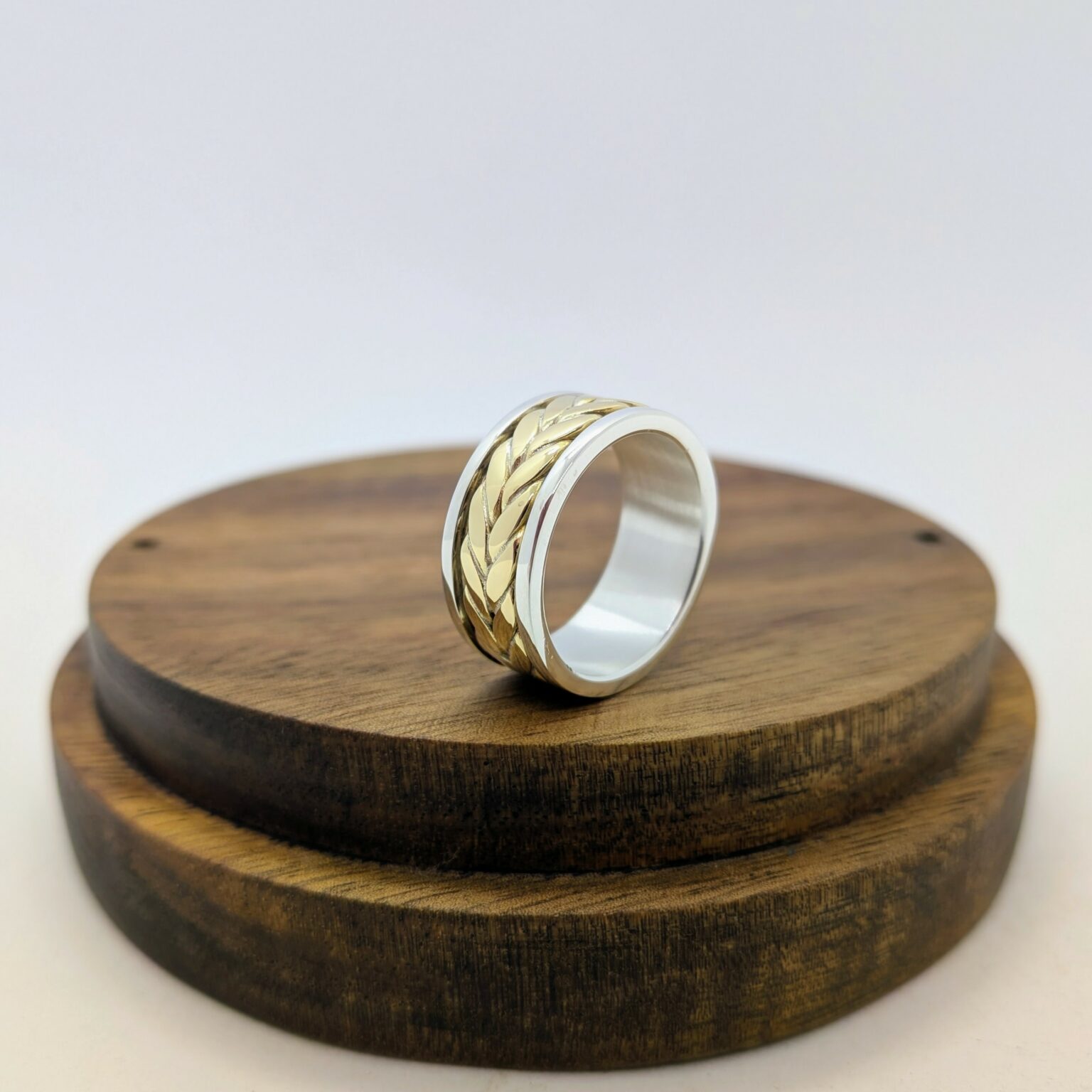 Bague tournante tressée